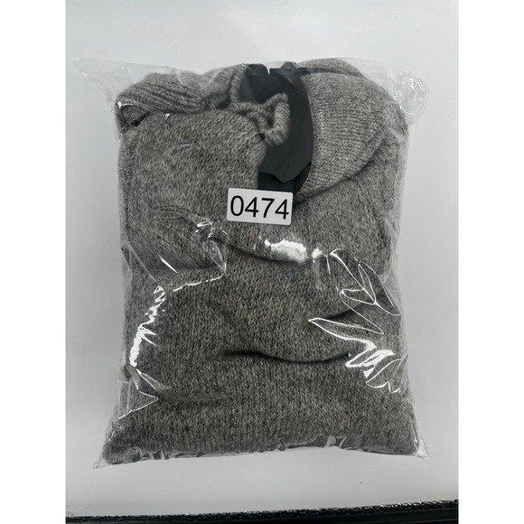 Nordlys Of Norway Sweater 100% Pure Wool Half Zip Pullover Norge Flag Size M - Picture 11 of 11